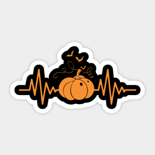 Halloween pampkin tee design birthday gift graphic Sticker